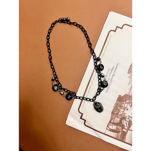 The Metallic Bead Charm Necklace - Picture 4 of 4